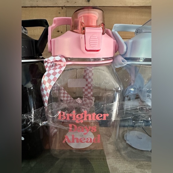 New Target Brighter Days Ahead Bullseye Playground Water Bottle Flip Top Set New - Picture 3 of 7